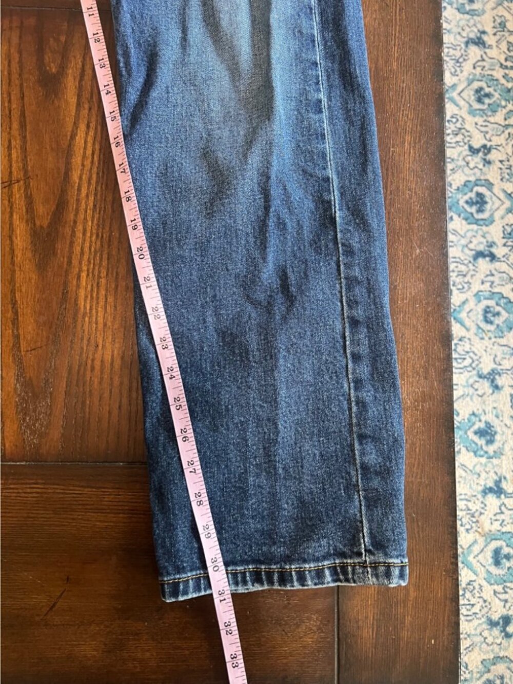Levis 505 Straight Leg Jeans W36 L32 Medium Wash Denim Classic Fit Casual - Picture 7 of 7